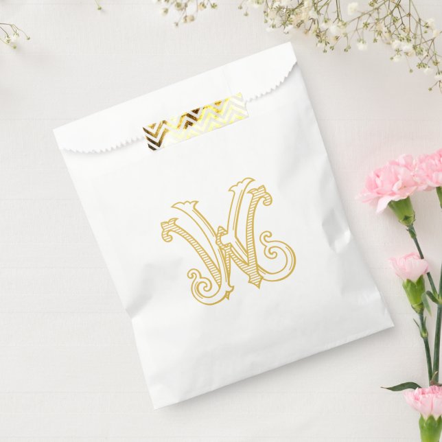 EDITABLE COLOR KW Monogram WK Logo Favour Bag (Sealed)
