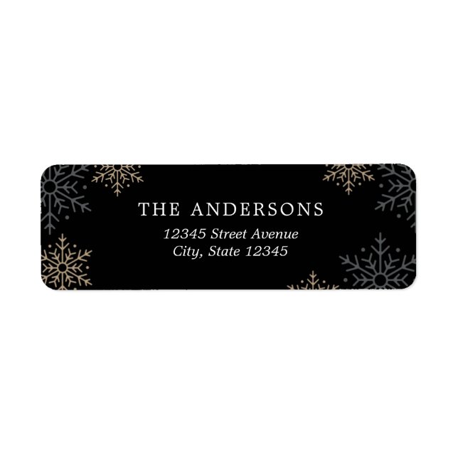 EDITABLE COLOR Pure Blessings Holiday Address (Front)