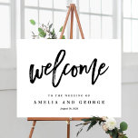 EDITABLE COLOR Welcome Sign Brushed Charm<br><div class="desc">A simply elegant sign that your guests will adore. Text and background colours are fully editable to match your theme!
 Design by © berryberrysweet . Printable digital files and matching items are available! Visit our website at www.berryberrysweet.com for more details!</div>
