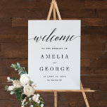 EDITABLE COLOR Welcome Sign Modern Script<br><div class="desc">A simply elegant sign that your guests will adore. Text and background colours are fully editable to match your theme!
 Design by © berryberrysweet . Printable digital files and matching items are available! Visit our website at www.berryberrysweet.com for more details!</div>