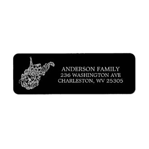 Editable Color WEST VIRGINIA Moving Announcement