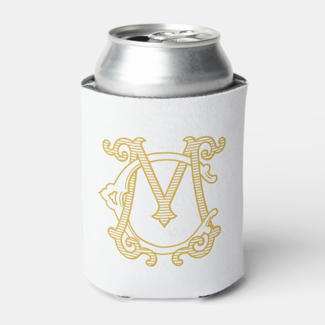 EDITABLE COLORS CM Monogram MC Monogram Cosy Can Cooler (Can Front)