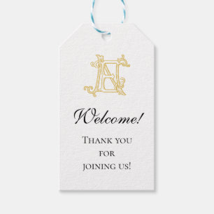 EDITABLE COLORS EN Monogram NE Logo Favour Tag
