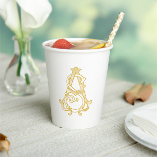 EDITABLE COLORS SA Monogram AS Monogram Cups