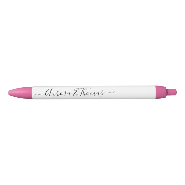Editable Colour Calligraphy Script Name Pen (Front)