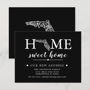 Editable Colour FLORIDA Moving Announcement