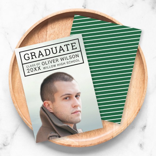 Editable Colour Grid Photo Graduate Announcement (Creator Uploaded)