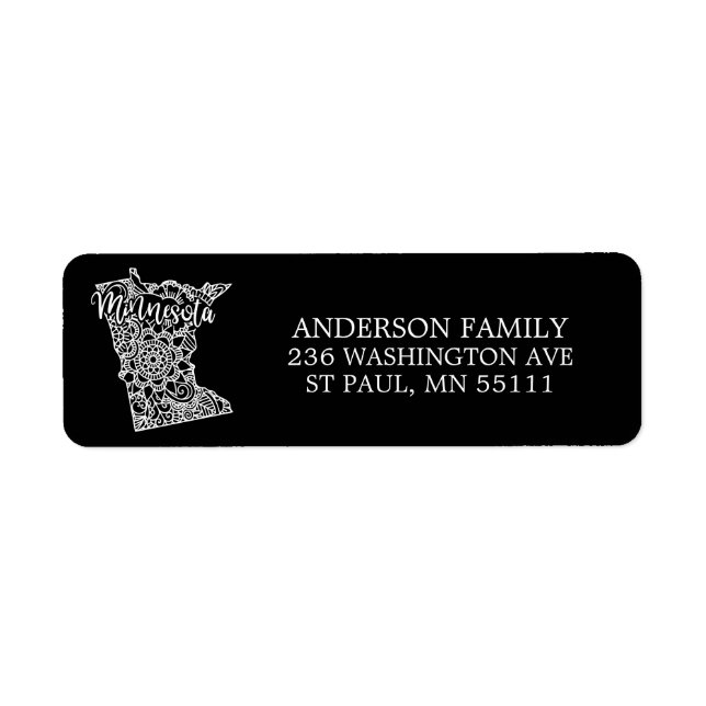 Editable Colour MINNESOTA  Moving Announcement (Front)