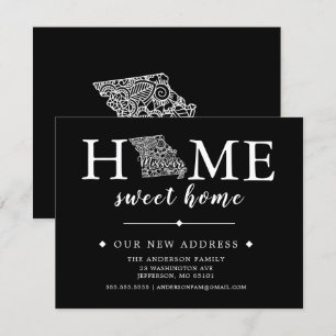 Editable Colour MISSOURI Moving Announcement