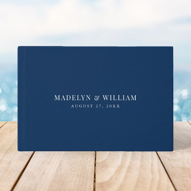 Editable Colour Modern Classic Wedding Guest Book (Creator Uploaded)