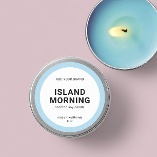 Editable Colour Modern Minimalist Product Label