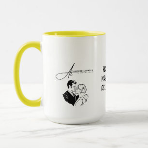 Editable Colour Name Monogram Write  Gifts Yellow  Mug