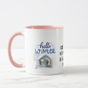 Editable Colour Name Photo Write Holiday Gifts Pin Mug