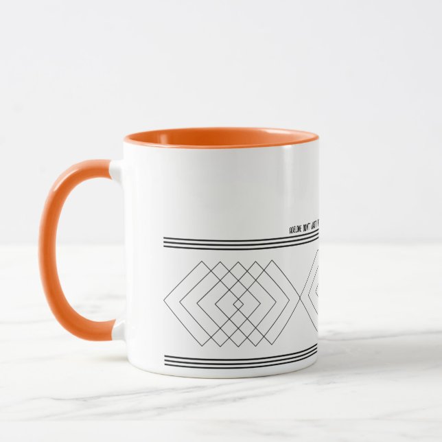 Editable Colour Name Write Holiday Gifts Black Lin Mug (Left)