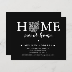 Editable Colour OHIO Moving Announcement