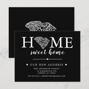 Editable Colour SOUTH CAROLINA Moving Announcement