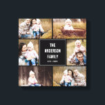 Editable Colour Square Custom Photo Canvas<br><div class="desc">Upload your photo to create a one-of-a-kind gift for yourself or someone else! See our complete collections at berryberrysweet.com. Custom colours also available upon request. Design © berryberrysweet.com</div>