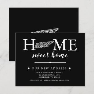 Editable Colour TENNESSEE  Moving Announcement