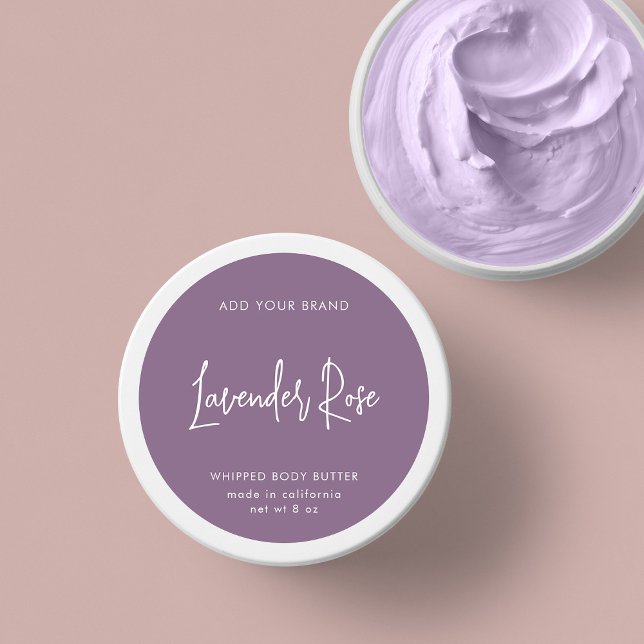 Editable Colours Script Minimalist Product Label (Creator Uploaded)