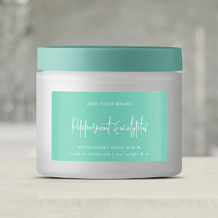 Editable Colours Script Minimalist Product Label