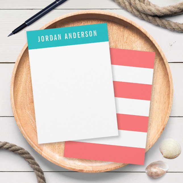 Editable Colours with White Stripes Add Name Card (Creator Uploaded)
