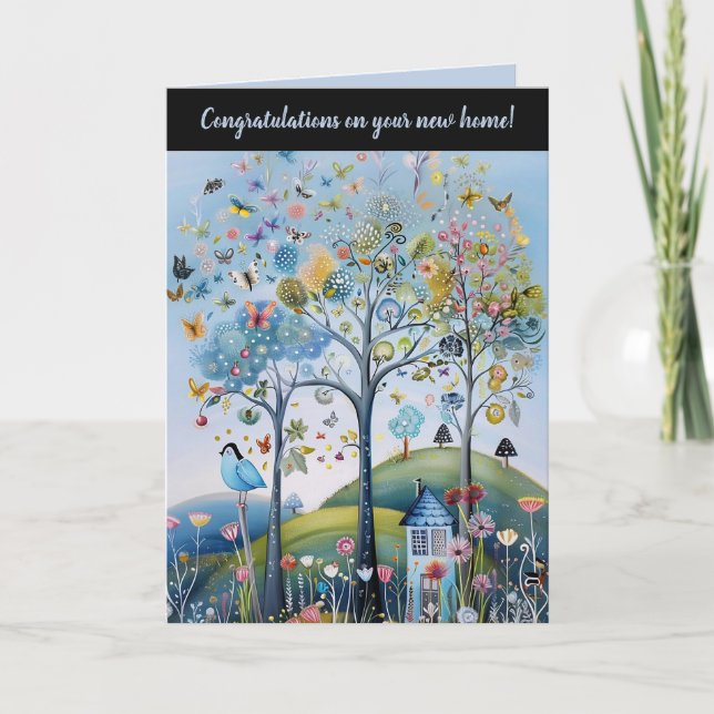 Editable Congratulations on Your New Home Card (Front)