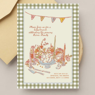 Editable Coquette Garden Party Invitation