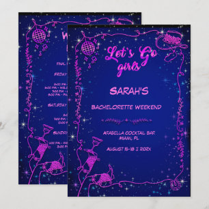 Editable Cowgirl Bachelorette Party Invitation