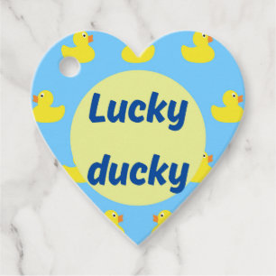 Editable Cruise Duck Favour Tags