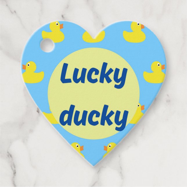 Editable Cruise Duck Favour Tags (Front)