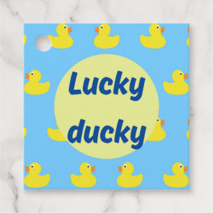 Editable Cruise Duck Favour Tags