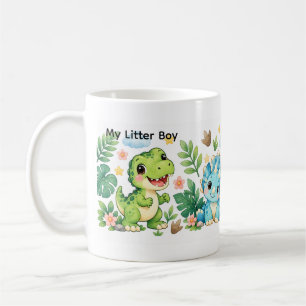 Editable Cute Kawaii Dinosaur Mug