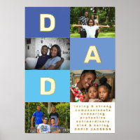 EDITABLE DAD COLOR BLOCKS MULTI Photo