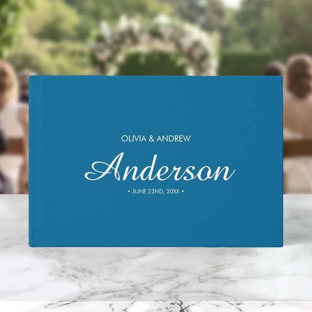 Editable Dual Colour Wedding Script Guest Book (Creator Uploaded)