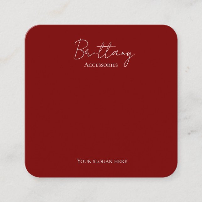 Editable earrings card   (Front)