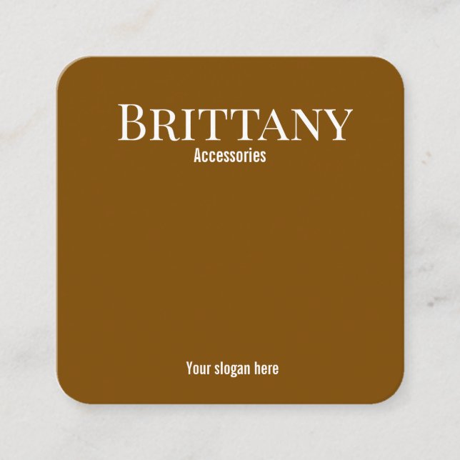 Editable earrings card   (Front)