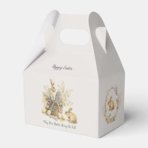 Editable Easter Bunny Favor Box