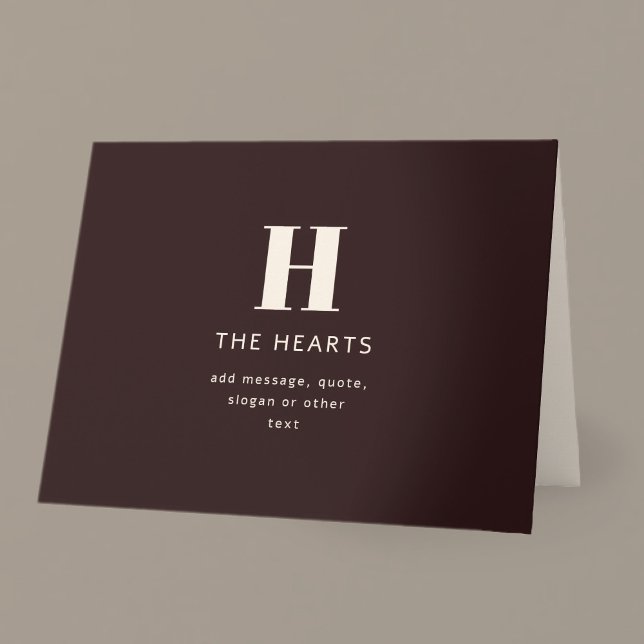 Editable Family Surname or Company Business Name  Card (Creator Uploaded)