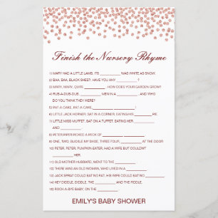 Editable Finish the Nursery Rhyme with Answer