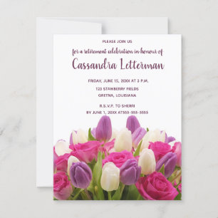 Editable Floral Bouquet Birthday Invitation