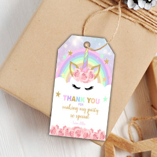 Editable Floral Party Favour Labels