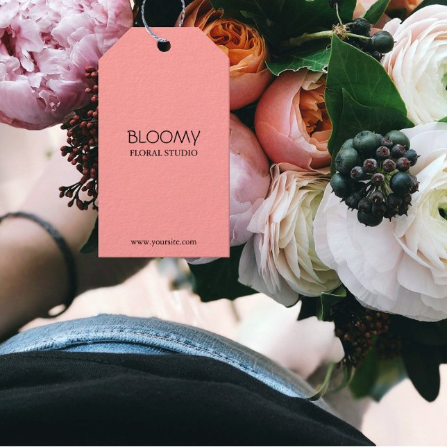 Editable Florist Hang Tag Template (Creator Uploaded)