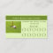 Editable Golf Loyalty Card
