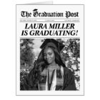 Editable Graduation Newspaper Graduate Photo Prop
