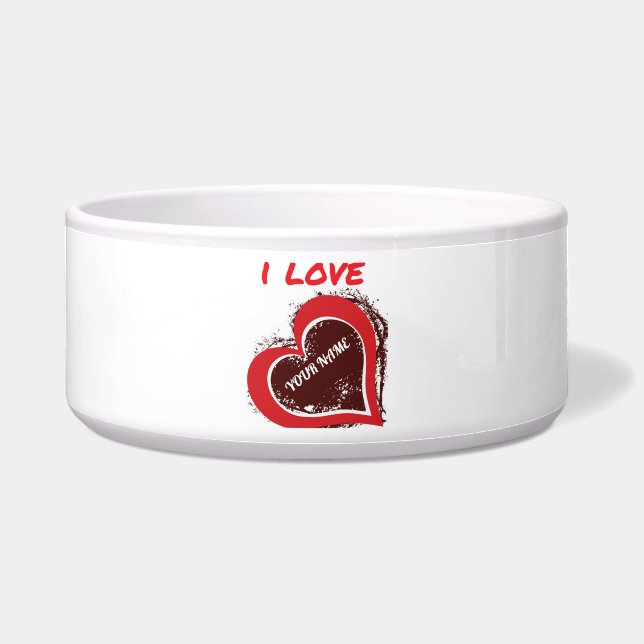 Editable Grunge Heart Love Design – Add Your  Text (Front)