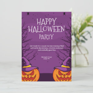 Editable Halloween Invitation, Halloween Party  Invitation