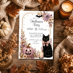 Editable Halloween Party Invitation