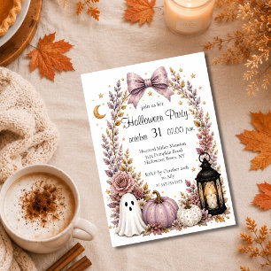 Editable Halloween Party Invitation