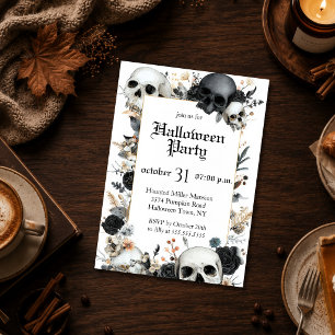 Editable Halloween Party Invitation