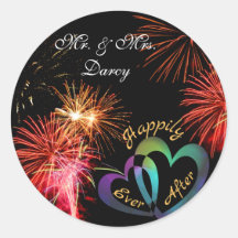 Editable - Happily Ever After with Fireworks
